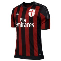 Camisa Torcedor Milan I 2015/16 com Número Adidas