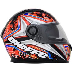 Capacete Bieffe Vector Sparkle Fechado Visor Solar Viseira Antirrisco