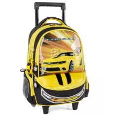 Mochila com Rodinhas Escolar Luxcel Camaro IC31414GM