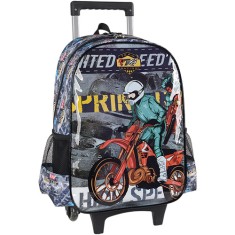 Mochila com Rodinhas Escolar Luxcel Team Racing 6 IC31292MT