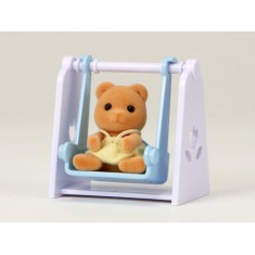 Boneca Sylvanian Families Bebê Urso com Balanço Epoch