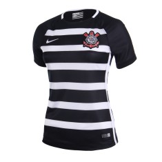 Camisa Torcedor Feminina Corinthians II 2015/16 sem Número Nike