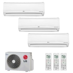 Ar Condicionado Multi Split LG Art Cool 21000 BTUs Inverter Controle Remoto Quente/Frio A3UW21GFA0 / AMNW09GEBA0 / AMNW12GEBA0