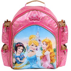 Mochila Escolar Dermiwil Princesas da Disney Castelo 3D M 60393