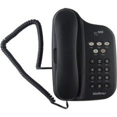 Telefone com Fio Intelbras TC 500 com Chave