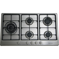 Cooktop Elettromec Massima 5 Bocas Acendimento Automático Acabamento Inox C901-Z5XL