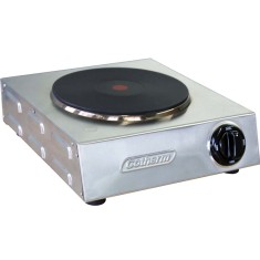 Fogão de Mesa Cotherm 1 Boca Acendimento Automático Acabamento Inox Hot Plate