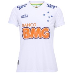 Camisa Jogo Feminina Cruzeiro II 2014 com número Olympikus