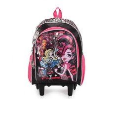 Mochila com Rodinhas Escolar Sestini Monster High 17 Litros Monster High 15Y01 G