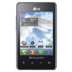 Smartphone LG Optimus L3 Dual E405 Câmera 3,2 MP Desbloqueado 2 Chips 2GB Android 2.3 (Gingerbread) 3G Wi-Fi