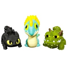 Boneco Como Treinar seu Dragão 2 Meatlug Toothless Stormfly 1023 - Sunny