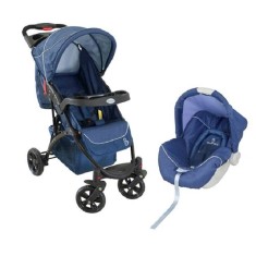 Carrinho de Bebê Travel System com Bebê Conforto Galzerano Athena 1290