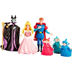 Boneca Princesas Disney Bela Adormecida 6 Amigos Mattel