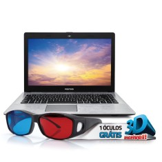 Notebook Positivo Stilo Intel Celeron N2806 4GB de RAM HD 500 GB 14" Linux XRi3210