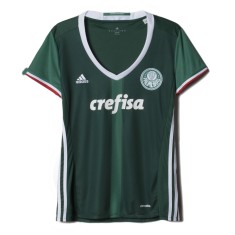 Camisa Torcedor feminina Palmeiras I 2016 sem Número Adidas