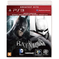 Jogo Combo Batman Arkham Asylum & City PlayStation 3 Warner Bros