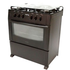 Fogão de Piso Braslar 5 Bocas Acendimento Automático Top Glass