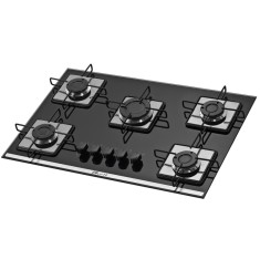Cooktop Built 5 Bocas Acendimento Superautomático BLT 5Q PR S