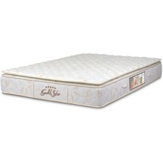 Colchão Casal Molas Bonnel Castor D33 Gold Star Bambu D33 C 128 x 28 x 188 cm