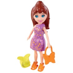 Boneca Polly Lila Passeio Mattel
