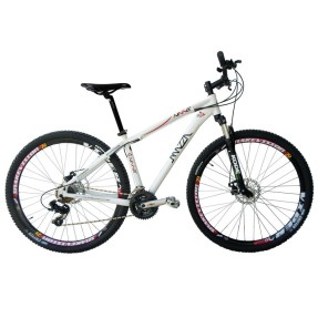 Bicicleta Mountain Bike Mazza Bikes 24 Marchas Aro 29 Suspensão Dianteira Freio a Disco Ninne