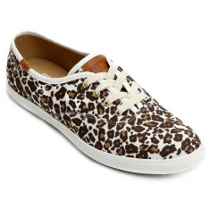 Tênis Keds Feminino Casual Champion Animal Leopard