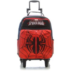 Mochila com Rodinhas Escolar Sestini Spiderman 16Y01 M 64220