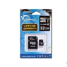 Cartão de Memória Micro SDHC-I com Adaptador G Skill 32 GB FF-TSDG32GA-C10