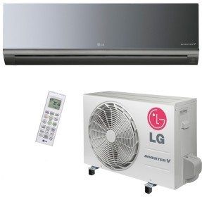 Ar Condicionado Split Hi Wall LG Libero Art Cool 9000 BTUs Inverter Controle Remoto Frio AS-Q092BRZ0
