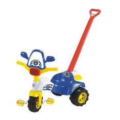 Triciclo com Pedal Magic Toys Tico-Tico Polícia