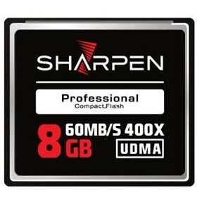 Cartão de Memória Compact Flash Sharpen 8 GB
