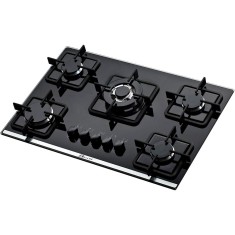 Cooktop Built 5 Bocas Acendimento Superautomático BLT 5Q TC PR