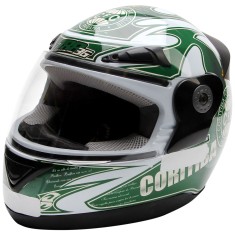 Capacete Protork Evolution 3G Coritiba FC Fechado Fecho de engate rápido