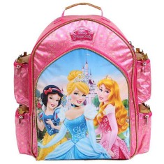Mochila Escolar Dermiwil Princesas Castelo 3D G 60392