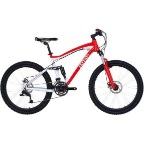 Bicicleta Mountain Bike Komda 24 Marchas Aro 26 Suspensão Full Suspension Freio a Disco Ferrari
