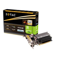 Placa de Video NVIDIA GeForce GT 730 2 GB DDR3 64 Bits Zotac ZT-71113-20L