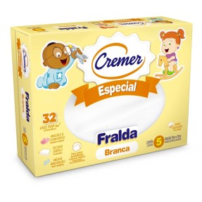 Fralda Cremer Especial 5 Unidades