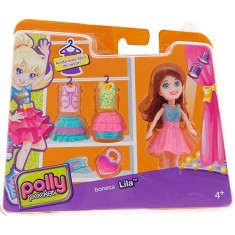 Boneca Polly Super Fashion Lila 79/CGJ02 Mattel