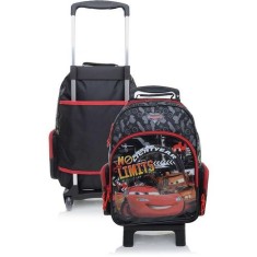 Mochila com Rodinhas Escolar Dermiwil Carros Cars No Limits G 60096