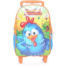 Mochila com Rodinhas Escolar Xeryus Galinha Pintadinha Pic Nic 14 5821
