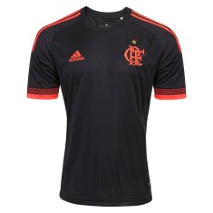 Camisa Torcedor Flamengo III 2016 com Número Adidas