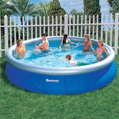 Piscina Inflável 10.700 l Redonda Bestway Fast Set 57018