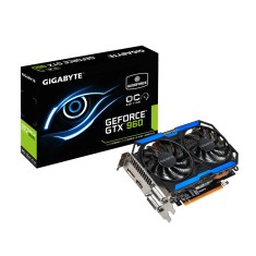 Placa de Video NVIDIA GeForce GTX 960 2 GB GDDR5 128 Bits Gigabyte GV-N960OC-2GD