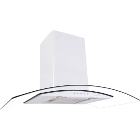Coifa Parede Nardelli 90 cm Vidro Curvo 90