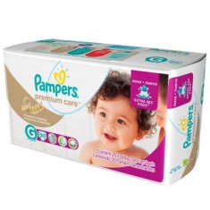 Fralda Pampers Nova Premium Care Tamanho G Pacotão 20 Unidades Peso Indicado 9 - 12,5kg