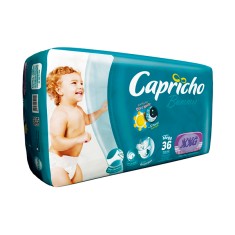 Fralda Capricho Bummis Tamanho XXG Mega 36 Unidades Peso Indicado 15 - 25kg