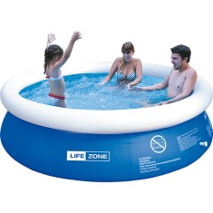 Piscina Inflável 2.490 l Redonda Life Zone JL010201NL