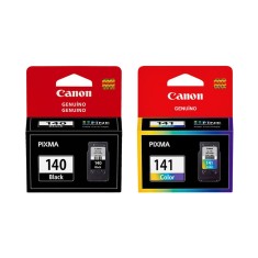 Cartucho Preto Colorido Canon Kit PG140 e PG141