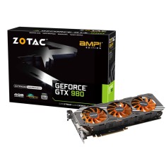 Placa de Video NVIDIA GeForce GTX 980 4 GB GDDR5 256 Bits Zotac ZT-90204-10P