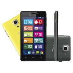 Smartphone Multilaser MS5 Colors P3310 4GB 8,0 MP 2 Chips Android 4.4 (Kit Kat) Wi-Fi 3G
